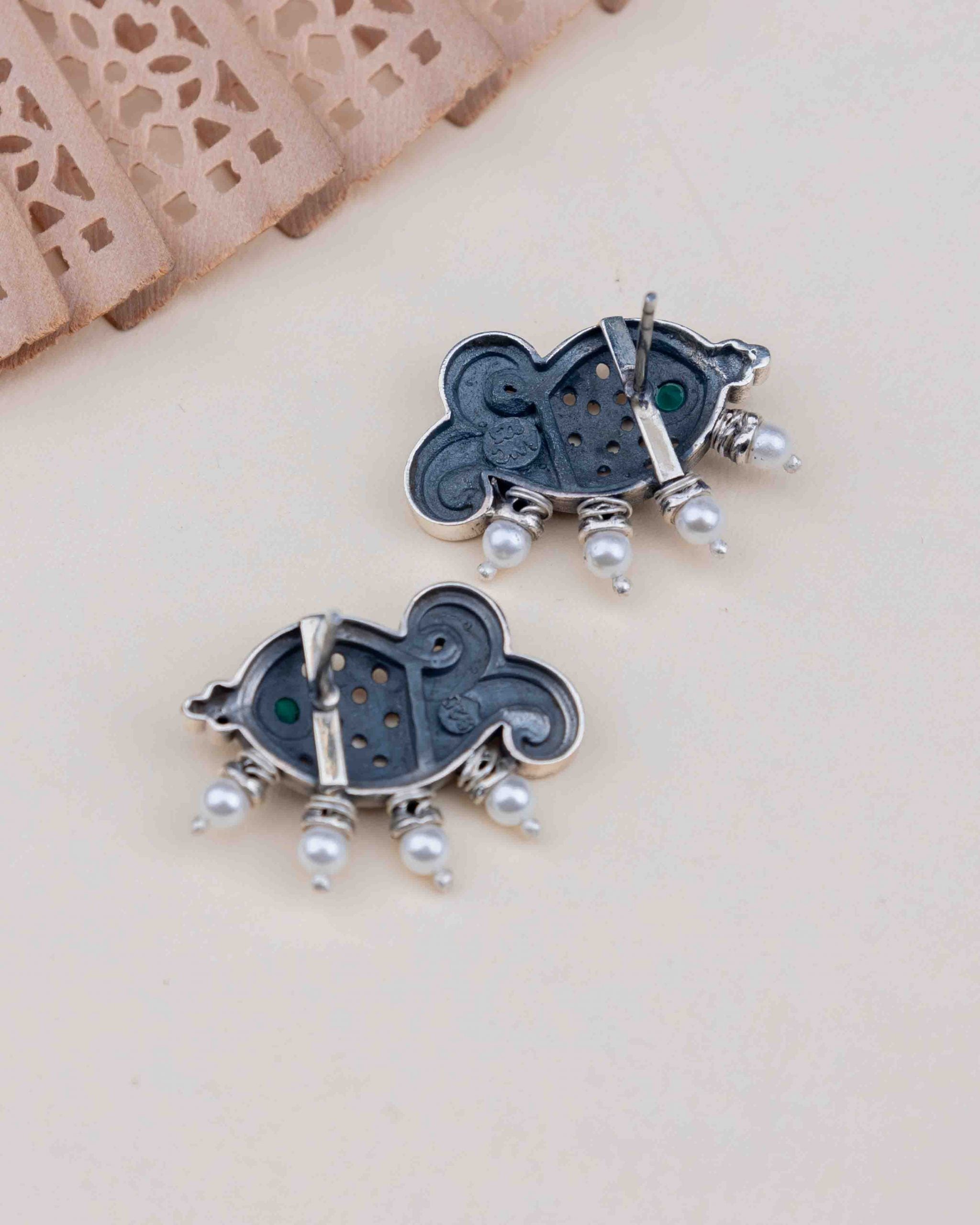 Adya Matsaya Intricate Stud Earring