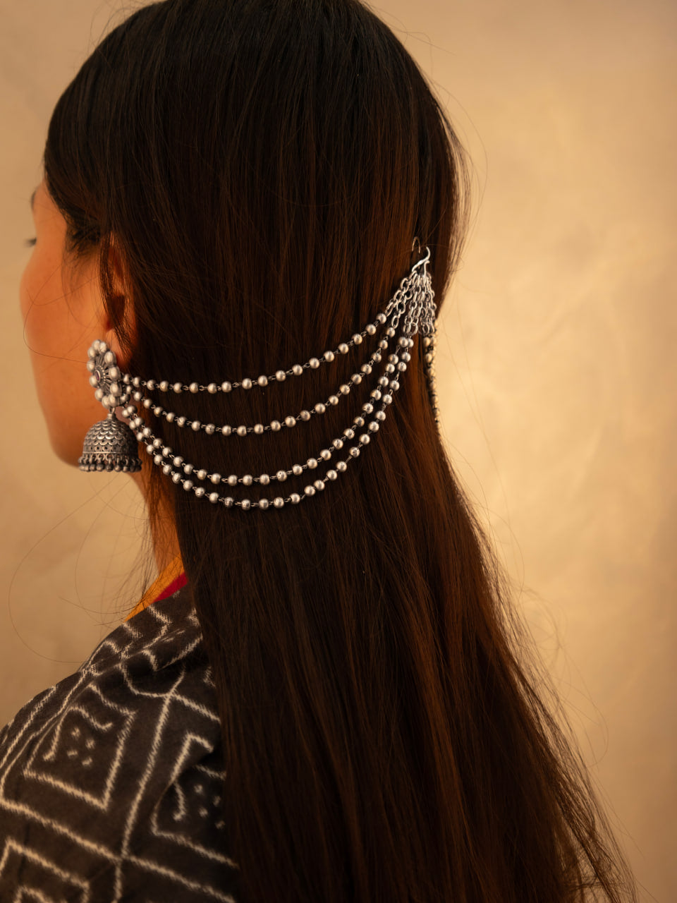 Anvaya Classic Four Layer Ball Earchain