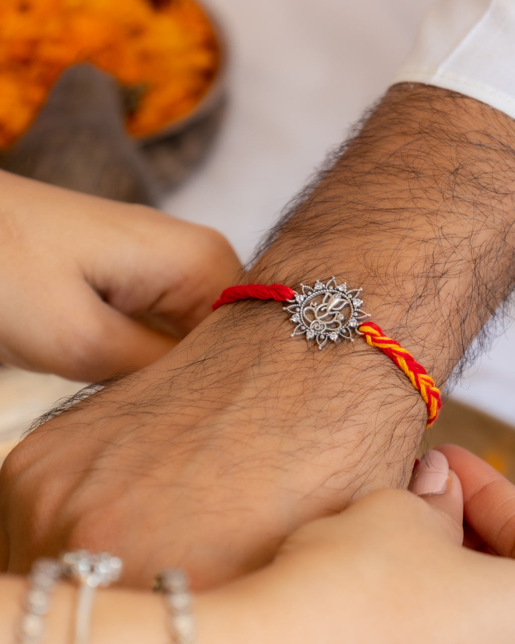 Anvaya Intricate Ganesha Shubh Moli Rakhi