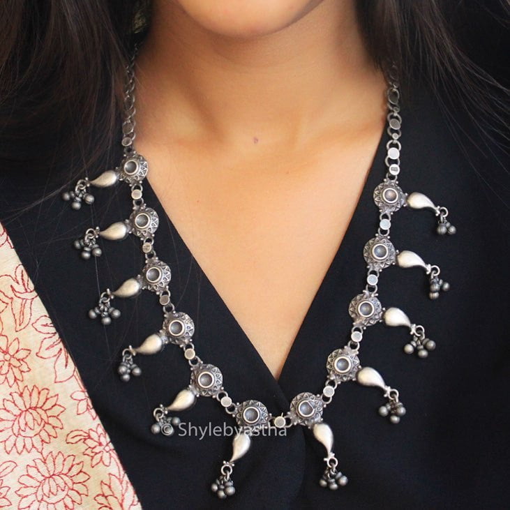 Anvaya Spiked Ghunghroo Necklace