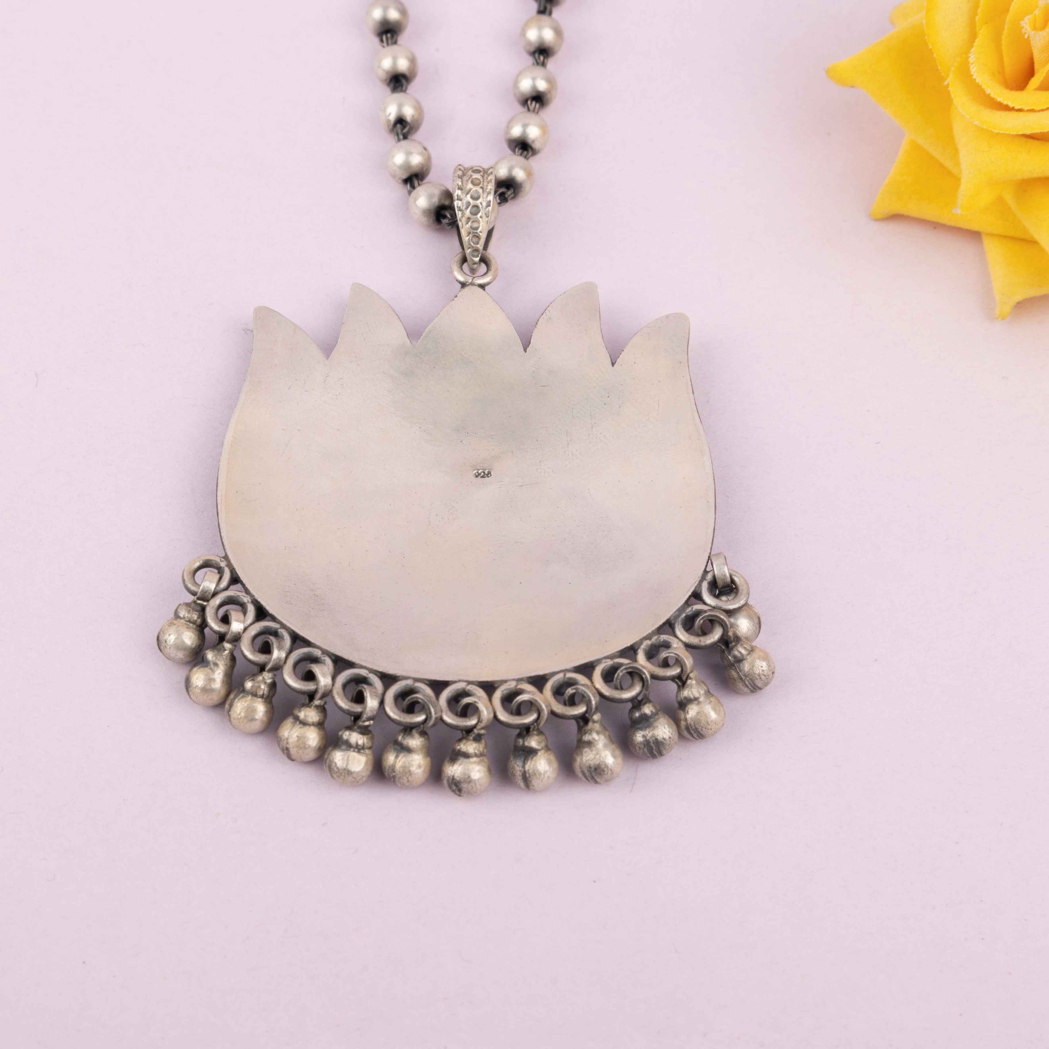 Anvaya Intricate Lotus Necklace