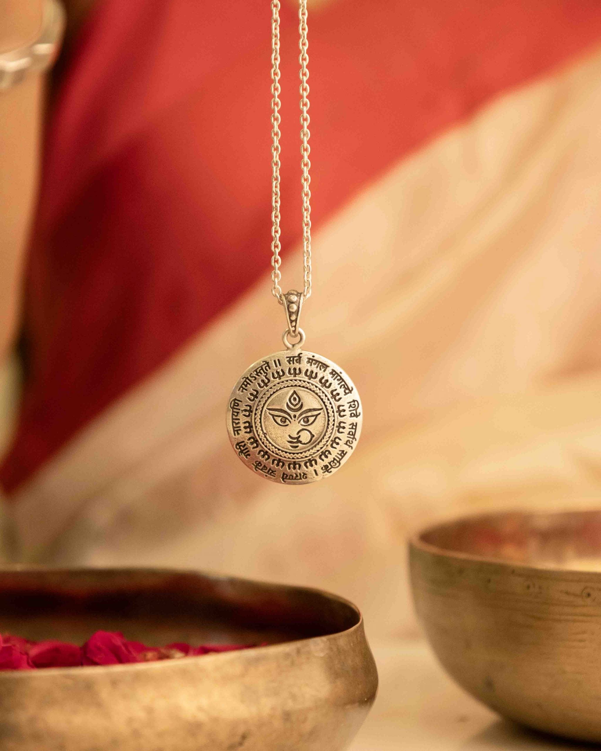 Durga Maa Mantra Auspicious Necklace