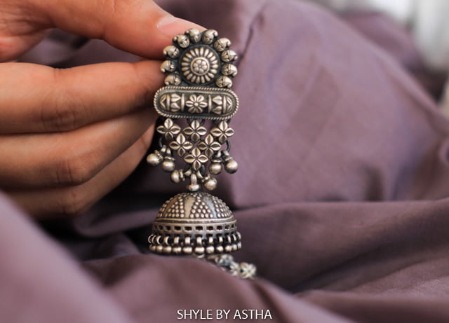 Jhumri Intricate Jali Jhumka