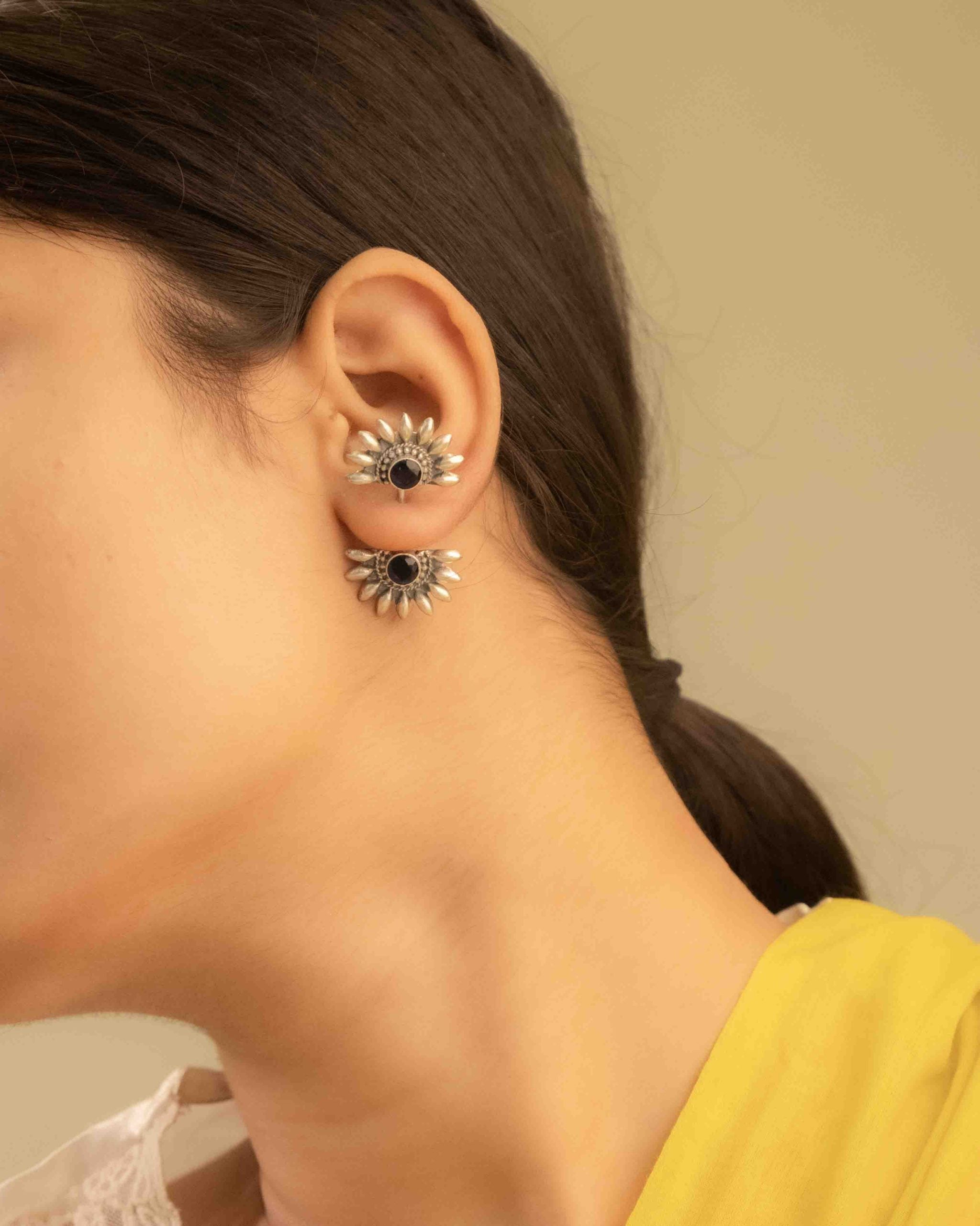 Mizoya Statement Ray Stud Earring