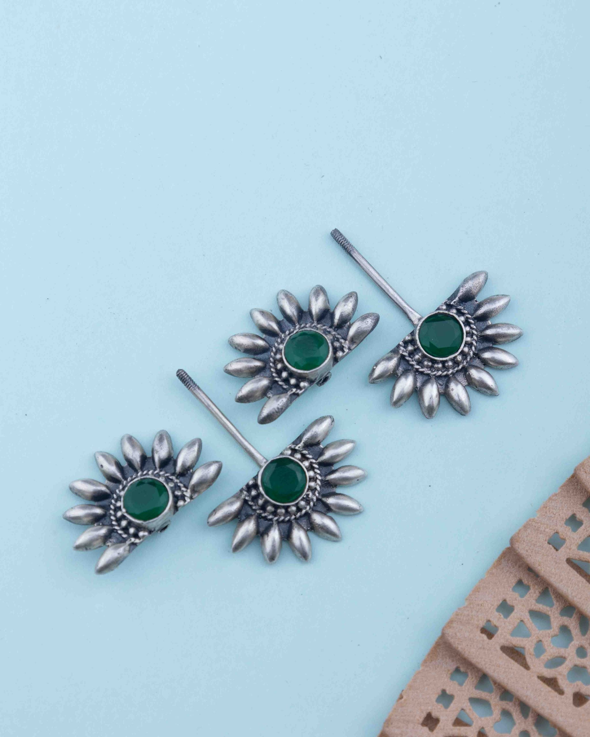 Mizoya Statement Ray Stud Earring