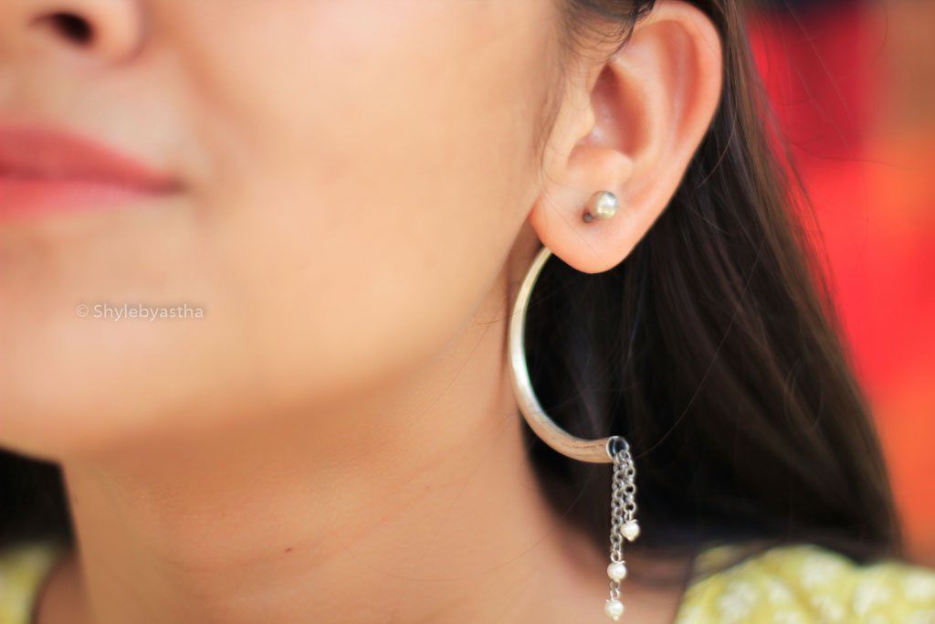 Qurbat Shehnai Earrings Front