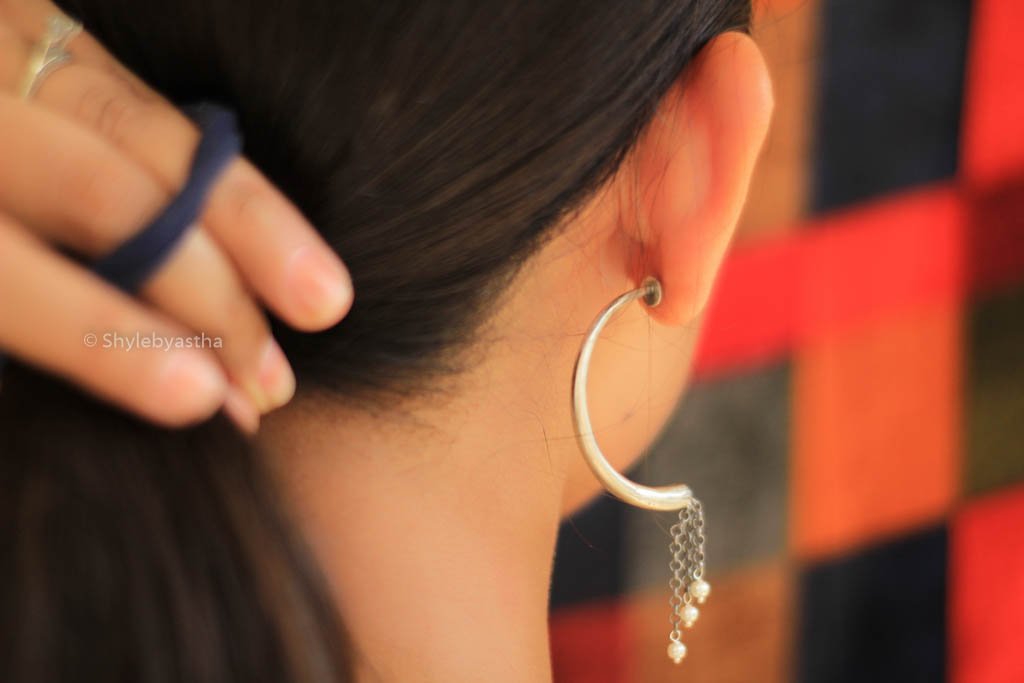 Qurbat Shehnai Earrings Main Back