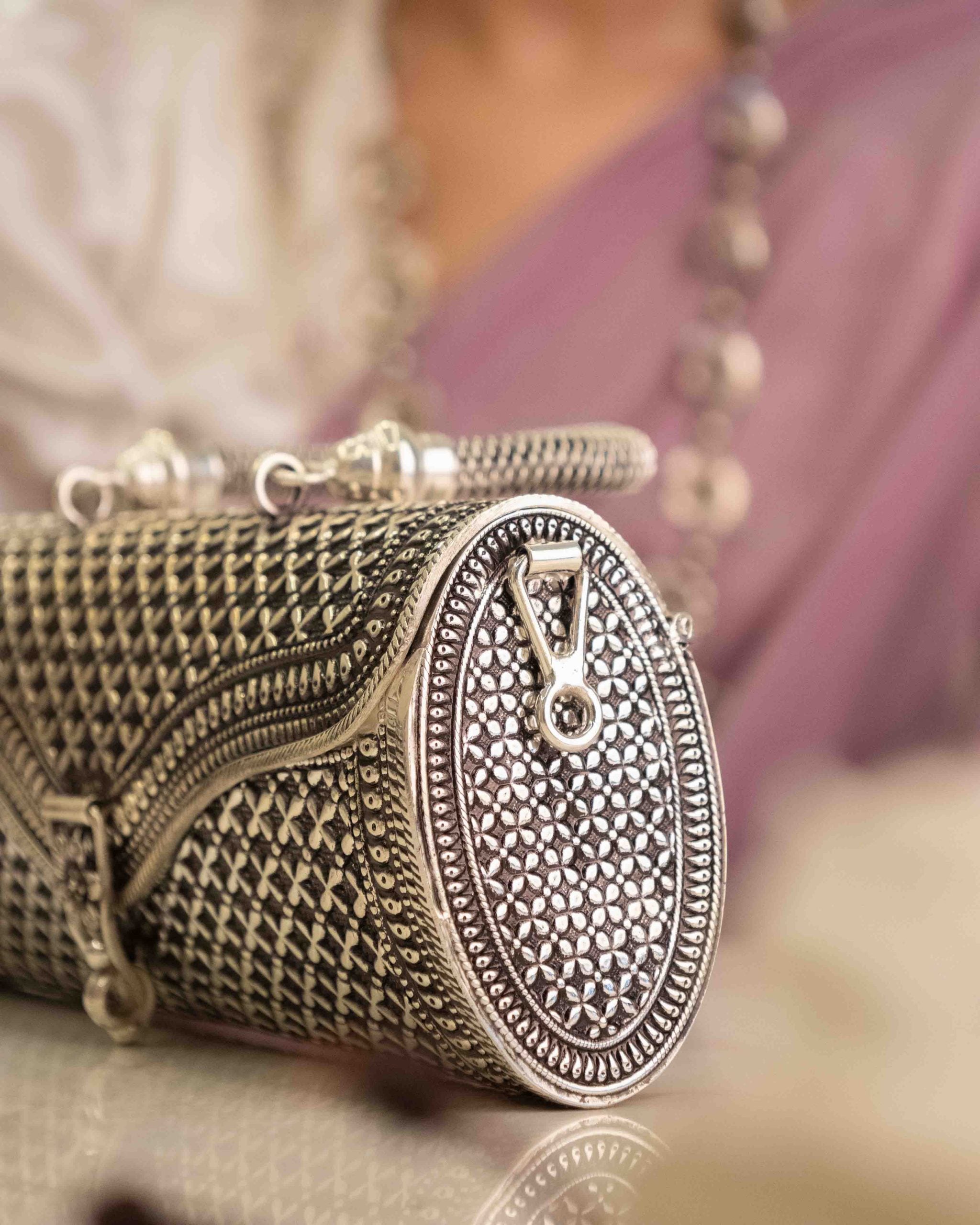 Tattva Intricate Handcrafted Classic Chitai Purse