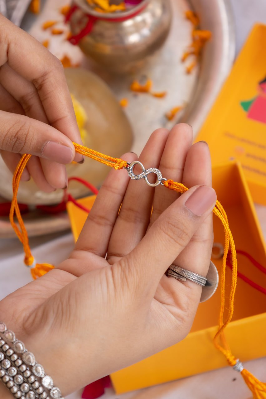 Adya Infinity Knot Fine Rakhi