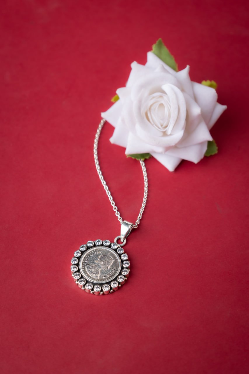 Essence Fine Victorian Coin Pendant