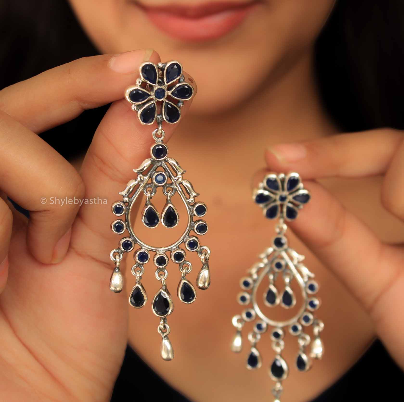 Essence Stone Studded Danglers