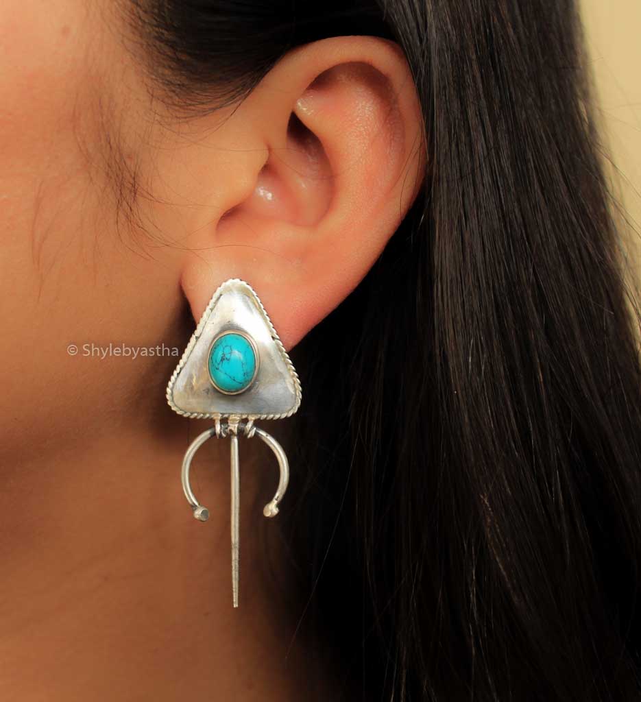 Adya Stone Studded Earrings