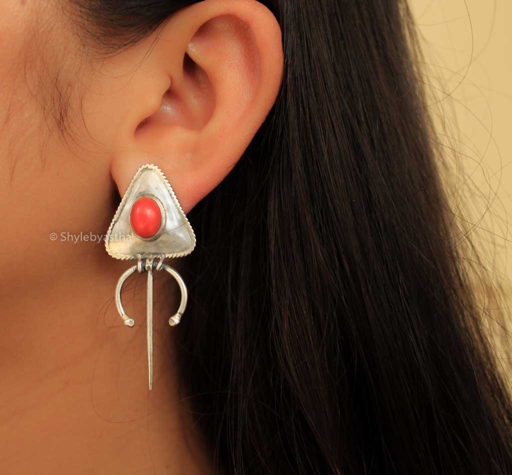 Adya Stone Studded Earrings