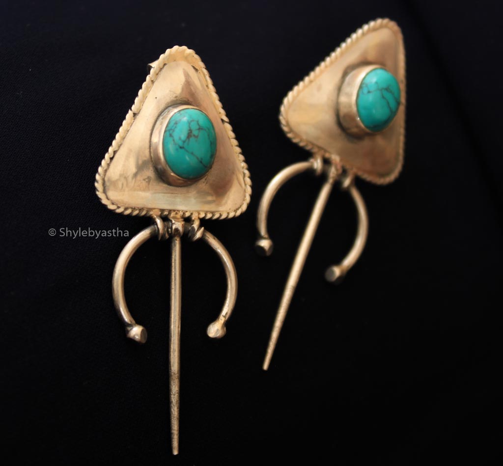 Adya Stone Studded Earrings