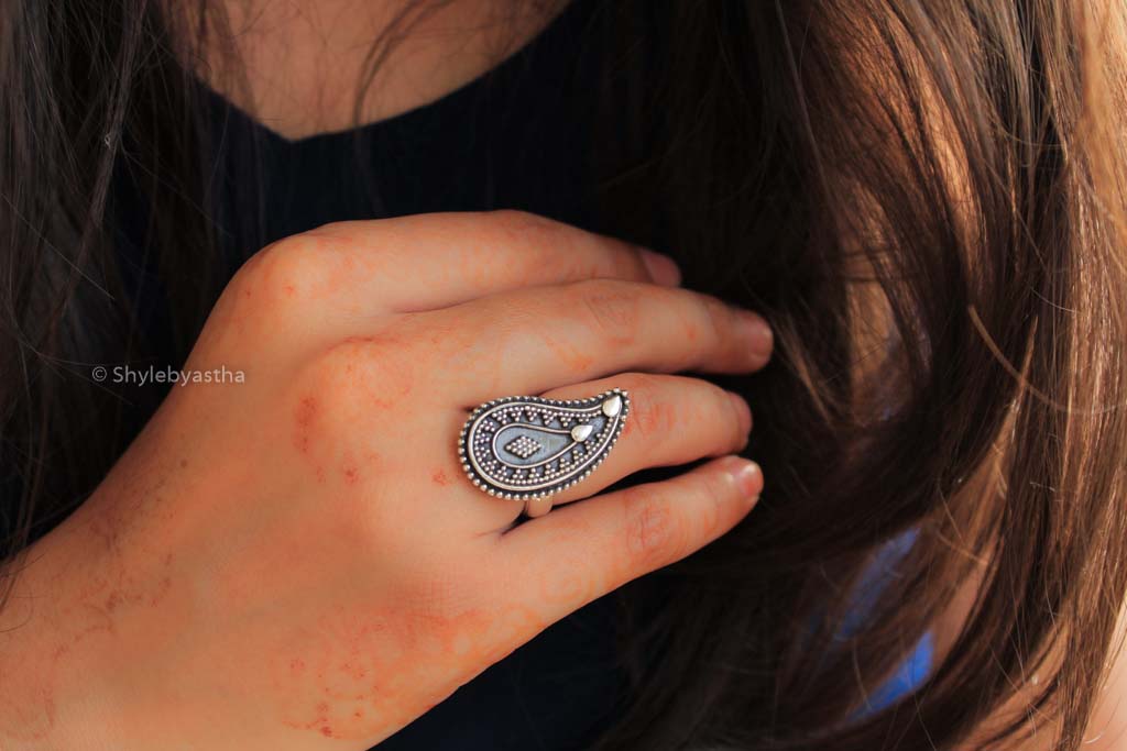 Adya Carry Intricate Ring