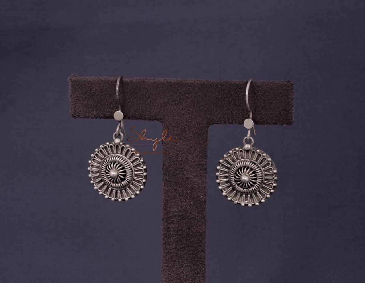 Adya Intricate Drop Earrings front