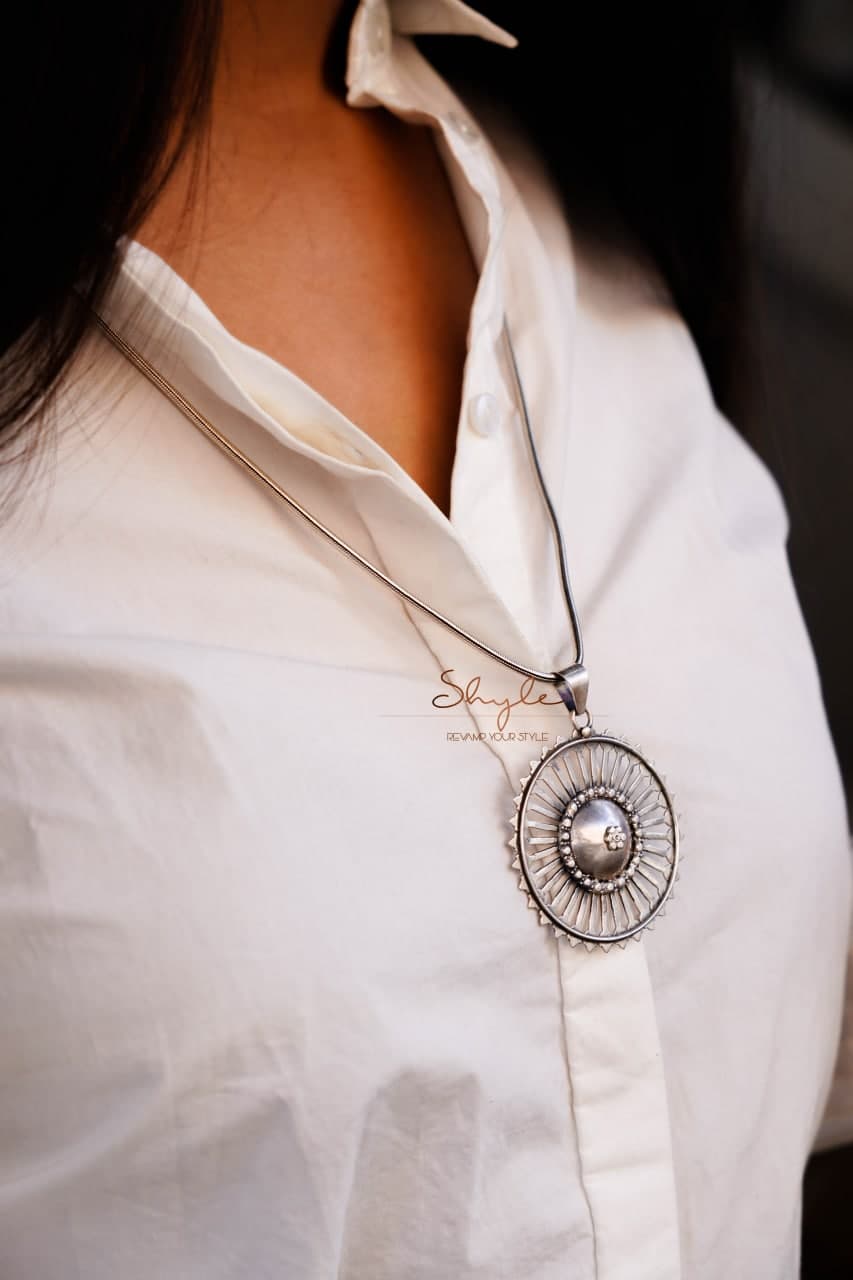 Anvaya Intricate Chakra Pendant