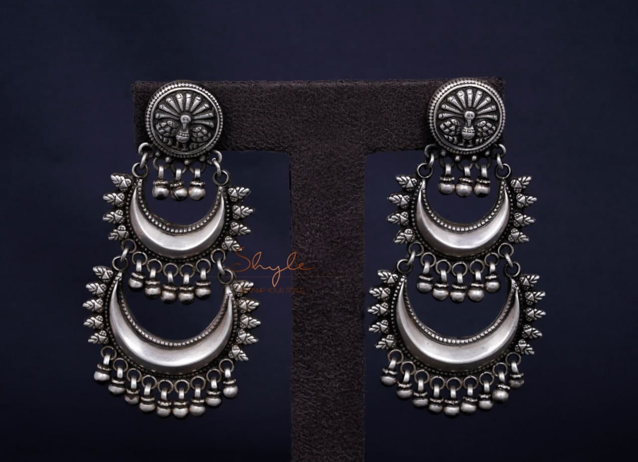 Tattva Chandra Ghughri Layered Classic Earrings