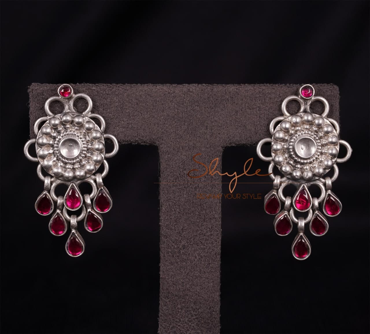 Tattva Jadau Intricate Earrings front