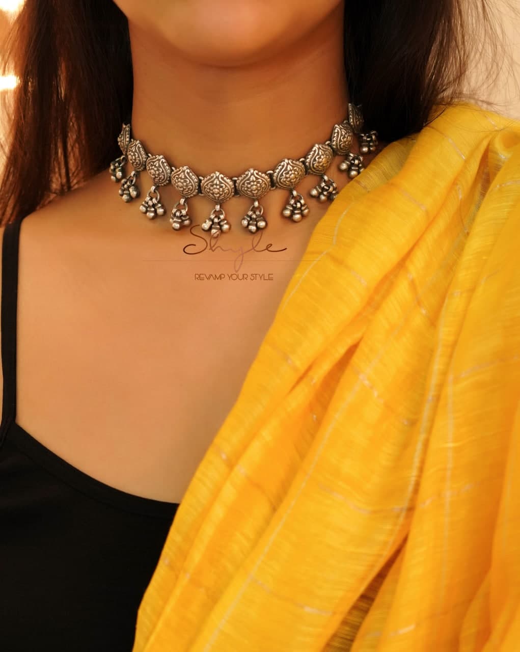 Adya Intricate ghughri Choker