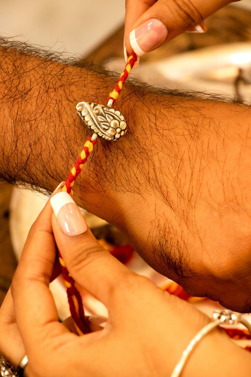 Adya Intricate Flora Detailed Rakhi