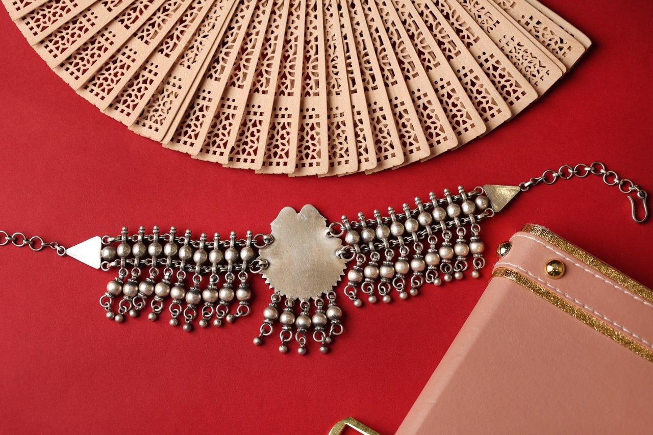 Tattva Jadau Raani Ghughri Ball Choker