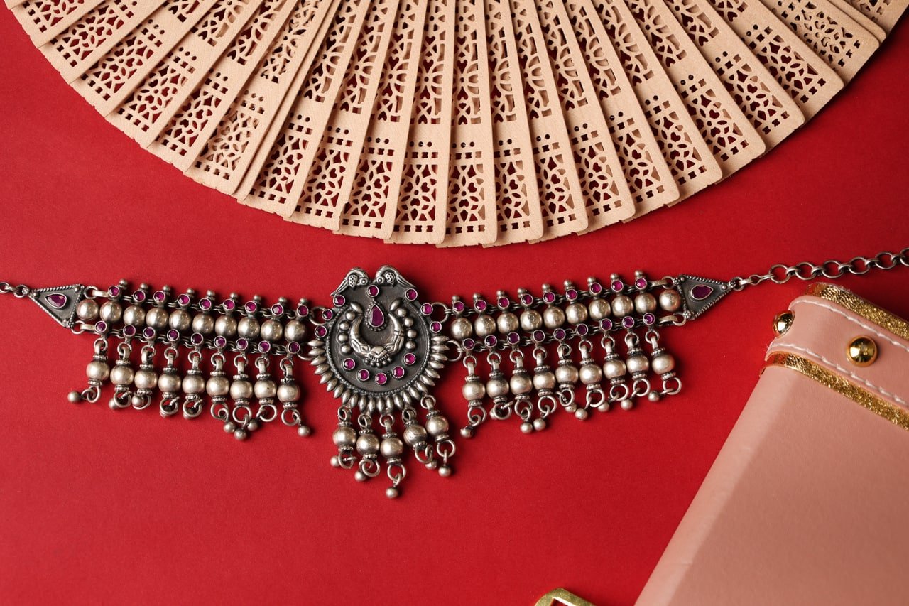 Tattva Jadau Raani Ghughri Ball Choker