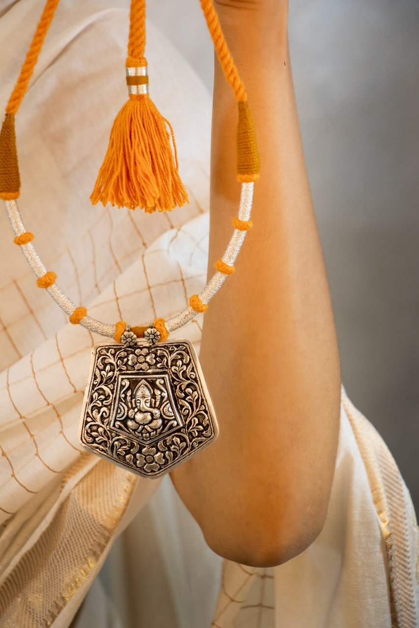 Anvaya Ganesha Chitai Statement Dori Necklace