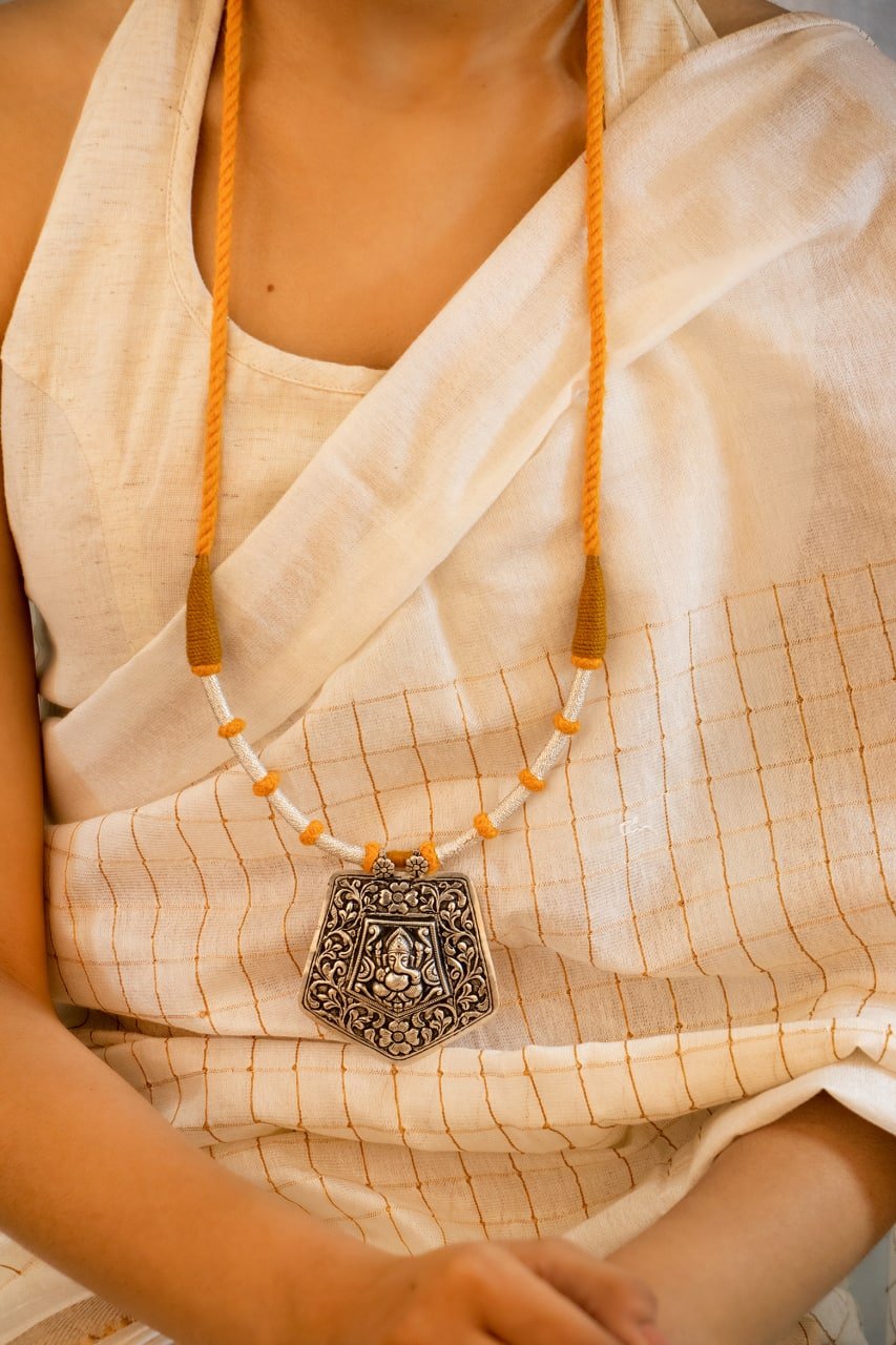 Anvaya Ganesha Chitai Statement Dori Necklace